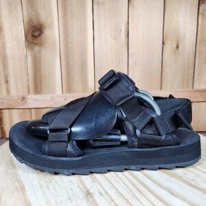 Merrell Alpine Sandals Shoes Womens 10 Black‎ Strappy Platform Adjustable Hiking